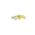 14K 18K 925 Silver Solitaire Wedding Ring for Women